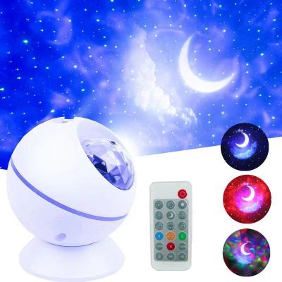 Mini Led Car Starry Sky Projection Lamp Voice Control USB Indoor Starry Ambience Light Moon Projection Small Night Lamp