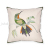 Chinese Style Embroidery Pillow Country Fresh Sofa Cushion Cover Flower-Bird Pattern Car Cushion Backrest Waist Pad