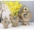 Ancient Rhyme Crafts White Hollow-out Ceramic Ornaments Creative Hollow Vase Temple Jar Decorations