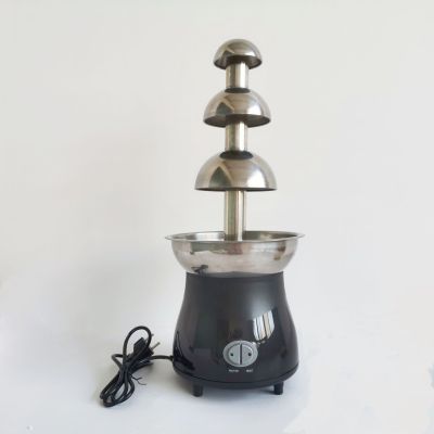 Stainless Steel Four-Layer Chocolate Fountain Driving Machine Melting Tower Waterfall Hot Pot Plasma Thawing Machine Household