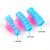 Factory Direct Supply Shark Clip Hair Curlers Hair Root Fluffy Clip Small, Medium and Large Snap Fastener Plastic Curler
