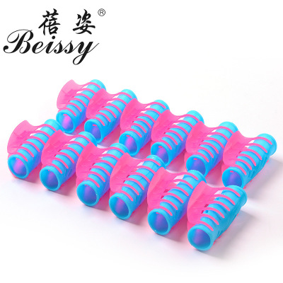 Factory Direct Supply Shark Clip Hair Curlers Hair Root Fluffy Clip Small, Medium and Large Snap Fastener Plastic Curler