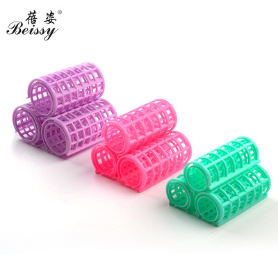 Factory Direct Supply More Sizes Double-Layer Child and Mother Hair Roller Air Bangs Fluffy Plastic with Teeth Hair Curlers Hair Tools