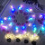 Peach Heart Colorful Warm Light Christmas Headband Bouquet Gift Cake Flower Decoration Button Battery Copper Wire Led String Lamp