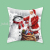 2021 New Nordic Christmas Pillow Cartoon Snowman Series Short Plush Furniture Sofa Cushion Cover Wholesale