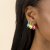 INS Style New Solid Color Pig Nose Ear Clip Copper Plated Real Gold Color Retaining Earrings Drop Oil Cute Pig Nose Earrings