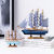 Sailing Boat Model Decoration Emulational Creative Solid Wood Craft Mediterranean Sailboat