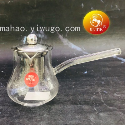 Glass Side Handle Teapot