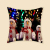 2021 New Nordic Christmas Pillow Case Cartoon Puppet Snowman Series Short Plush Furniture Sofa Cushion Cover