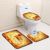 Thanksgiving Bathroom Toilet Three-Piece Floor Mat Door Mat Bathroom Carpet EBay Amazon AliExpress Spot Supply