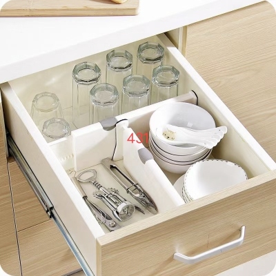 Stretchable Partition Board Drawer Organize and Storage Can Be Freely Retractable Stretchable Partition Board, Drawer Storage Partition