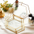 Mino Vintage Copper Bar Geometric Glass Jewelry Box Hexagonal Open Cover Glass Greenhouse Preserved Fresh Flower Display Glass Cover