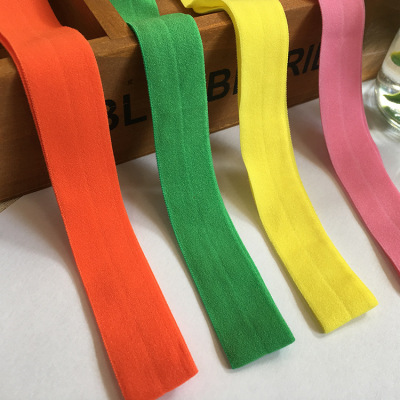 Factory Direct Sales Spot Color 2cm Elastic Edge Taping Machine Boat Socks Elastic Ribbons Mask Elastic Band