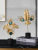 Nordic Style Modern Minimalist Furnishings Light Luxury Decoration Living Room Wine Cabinet Hallway Decorations Golden Iron Shooting Props