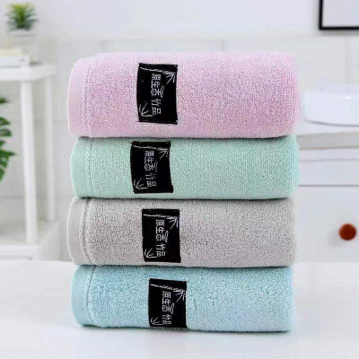 Fiber Bamboo Antibacterial Towel Pure Cotton Face Washing Household Men's and Women's Hand-Wiping Absorbent Face Towel Big Bath Towel