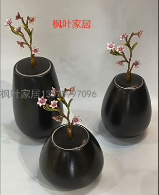 New Chinese Style Creative and Classical Ceramic Decoration Model Room Sales Department Desk Living Room TV Cabinet Soft Furnishings