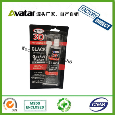 Madani 3D Black RTV Silicone Gasket Maker 3D Black Car Sealant