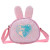 Rabbit Ears Children's Bags Sequin Cross Body Bag Colorful Shiny Girl Cute Cartoon Stylish Princess Bag Shoulder Bag