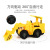 Children's Universal Electric Excavator Light Music Bulldozer Stall Supply Engineering Vehicle Boy Toy Wholesale