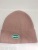 English Font Leather Tag Garden Top Knitting Belt Wool Winter Adult Hat Outdoor Warm Essential Comfortable Soft Knitted Hat