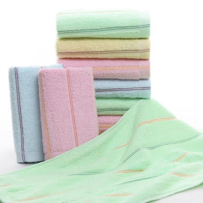 Large Striped Special Offer Pure Cotton Towel Face Washing Adult Thickened Absorbent Unisex Household Return Cotton Soft Face Towel