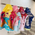Summer Bath Towel for Children Beach Towel Cloak Male and Female Baby Hooded Bathrobe Cartoon Print Wearable Bath Towels
