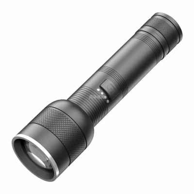 P50 Super Bright Power Torch Lef Telescopic Zoom Flashlight