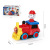 Light-Emitting Toy Small Train Electric Universal Wheel Colorful Light Model Children's Car Stall Toy