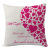 Pillow Cover Cross-Border Amazon Linen Cushion Love Waist Pillow Car and Sofa Cushion Wholesale Graphic Customization