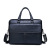 New Men's Bag Handbag Horizontal Single Shoulder Crossbody Business Pu Briefcase Retro Large Capacity Bag