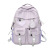 Schoolbag Fashion Trend Oxford Cloth Waterproof Material Student Schoolbag Large Capacity Bunny Plaid Contrast Color Backpack