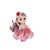 Tik Tok Fashion Babi Doll Keychain Handbag Pendant 12cm Simulation Eye Pretty Girl Children's Toy