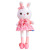 Cute JK Rabbit Plush Toy Doll Little Bunny Ragdoll Doll Sleeping Pillow on Bed Female Birthday Present