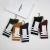 Long-Staple Cotton Color Bar Bunching Socks Candy Color Thigh High Socks All-Matching Fashion Brand Women's Socks