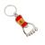 Spanish Madrid Flag Oil Painting Travel Commemorative Keychain Foot Pendant Bottle Opener Crafts Gift