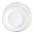Dinbao Chinbull White Inlaid Golden Edge White Jade Porcelain Bowl Plate Bowl Soup Bowl Noodle Bowl Salad Bowl Opal Delivery