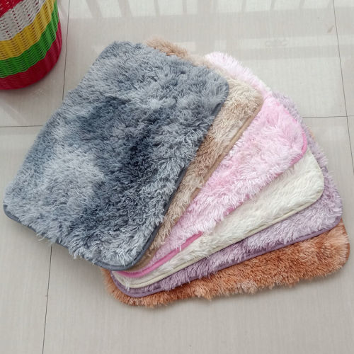 40*60 filament wool floor mat carpet household door silk wool carpet bedroom coffee table living room non-slip doormat and foot mat