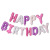 16-Inch Happy Birthday Letter Aluminum Foil Balloon Set Happy Birthday Scene Decorations Arrangementxizan