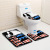 Toilet Three-Piece Floor Mat Bathroom Toilet Carpet Doormat Amazon Wish AliExpress EBay Spot Delivery