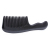 High-End Custom Natural Log Material Blackwood Whole Wood Wide-Tooth Comb Massage Handle Comb