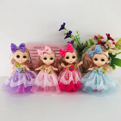 Trendy Douyin Style Babi Princess Fashion Doll Keychain Handbag Pendant 13cm Doll Pendant Children's Toys