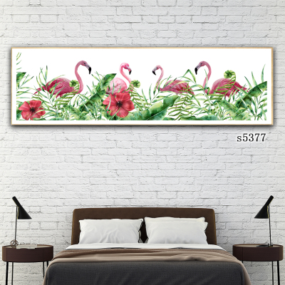 Flamingo Sofa Painting Bedside Canvas Painting Oil Painting Decorative Painting Photo Frame Mural Animal Hanging Painting Entrance Painting