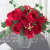 New Product Simulation 7 Fork Bulgaria Rose Bouquet Wedding Indoor Restaurant Decoration Layout Silk Flower Cross-Border