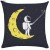 Nordic Ins Cartoon Astronaut Cushion Pillow Cover Double-Sided Black Universe Star Spaceship Student Bedside Waist Pillow