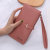 New Korean Style Wallet Women's Long Solid Color Simple Zipper Multiple Card Slots Large Capacity High-End Foreign Trade Clutch Wallet
