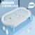 Temperature-Sensitive Baby Bathtub Home Baby Foldable Bathtub Sitting and Lying Large Newborn Newborn Baby Child Children's Product
