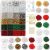 24 Grid Christmas Small Rice-Shaped Beads Pendant Set DIY Ornament Bracelet String Beads Earrings Christmas Ornament Material Package Hot Sale