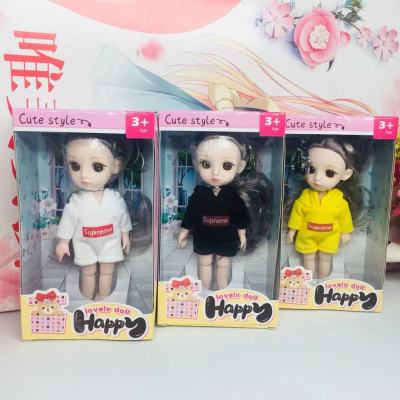 Internet Celebrity Lolita Cute Baby 17cm Barabi Princess Boxed Dolls for Dressing up Girl Children's Day Gift