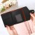 2019 New Ladies' Purse Short Leather Bag Stitching Wallet Small Tri-Fold Clutch Multi-Functional Multi-Card-Slot Card Holder