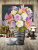Flower Vase Seascape Cloth Painting Landscape Oil Painting Decorative Painting Photo Frame Bedroom Mural Flower Painting Entrance Painting